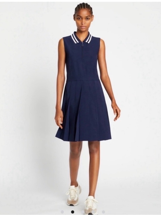 Tory Burch Dresses & Skirts - Tory Burch Sport Performance Pleated Collared Golf Dress in Tory Navy
